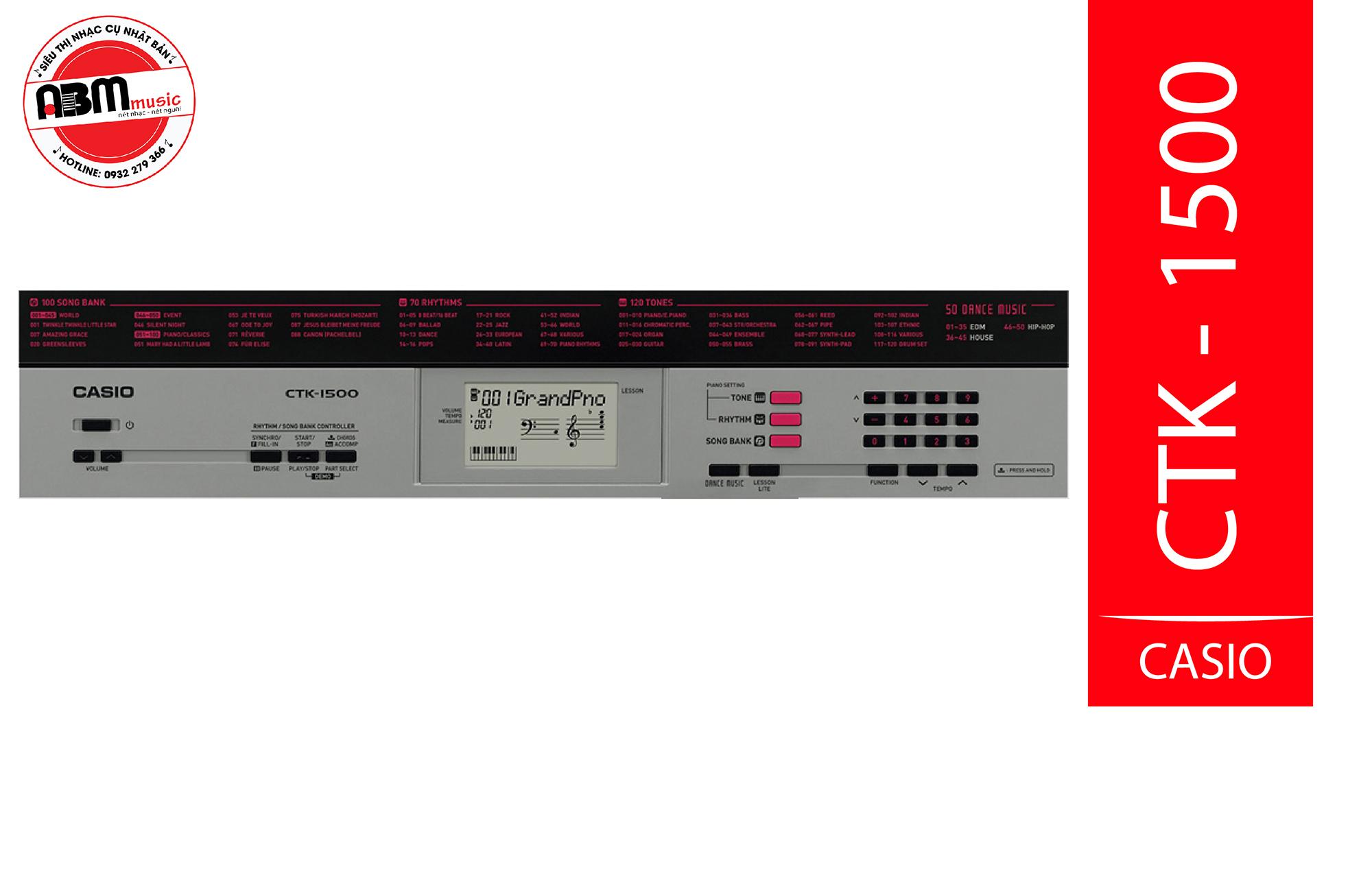 Đàn Organ Casio CTK-1500