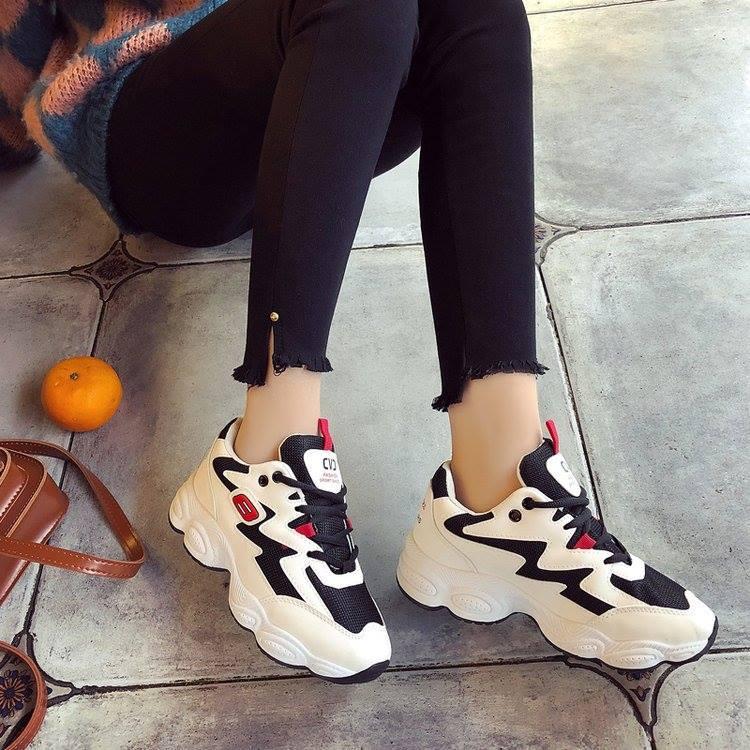 Giày sneaker nữ đế êm thoáng khí thời trang