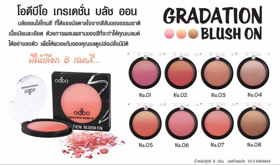 Phấn Má Hồng ODBO Gradation Blush On OD159 - Số 7
