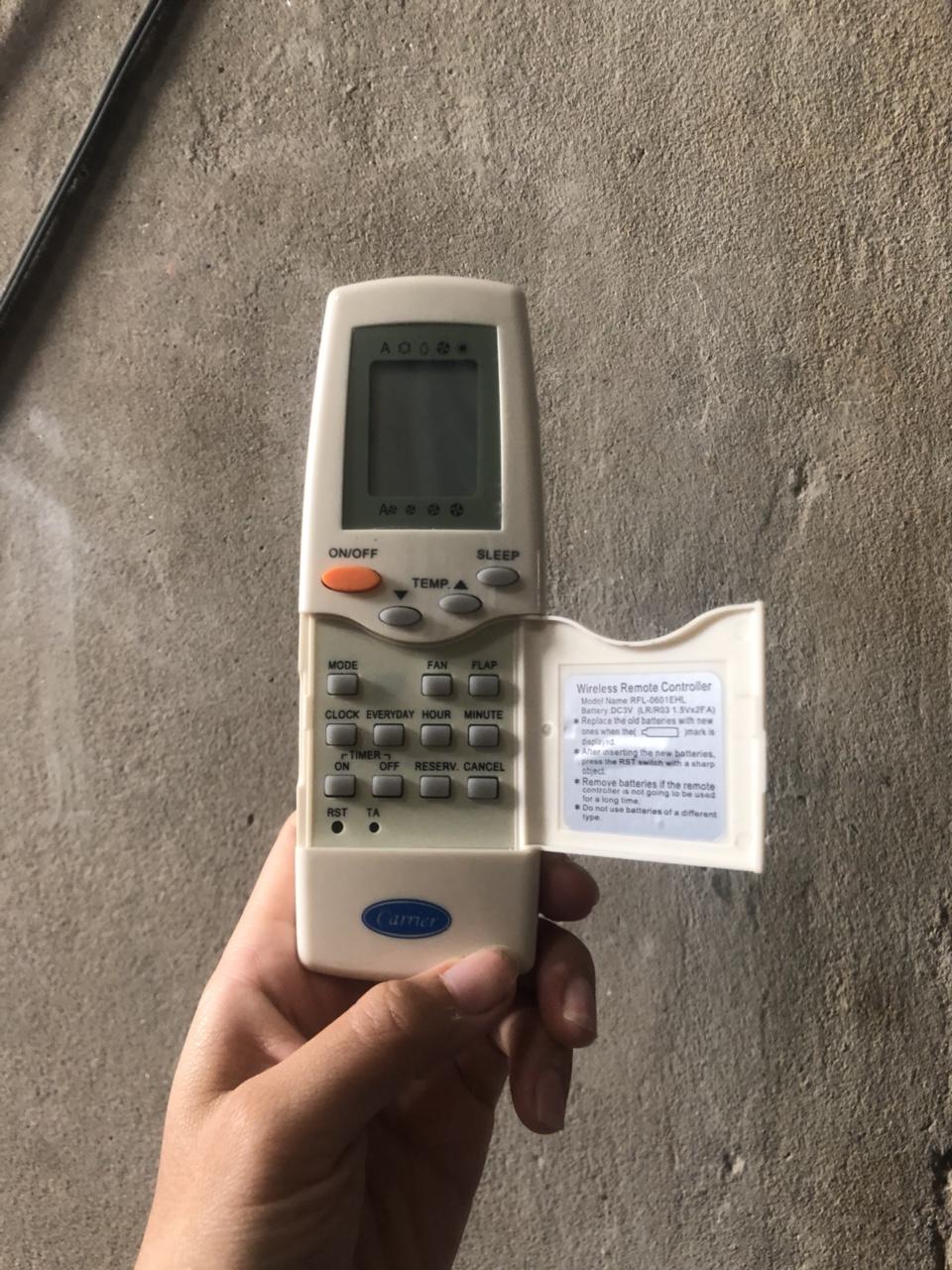 điều khiển điều hòa carrier