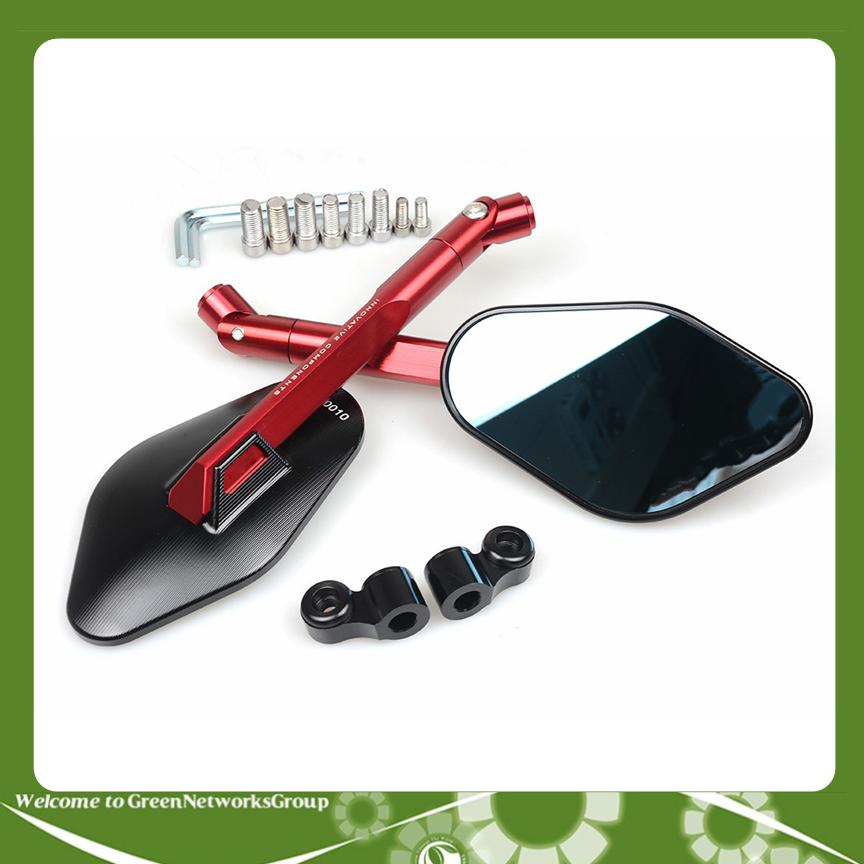 Bộ gương chiếu hậu Rizoma Elisse GreenNetworks (màu đỏ)