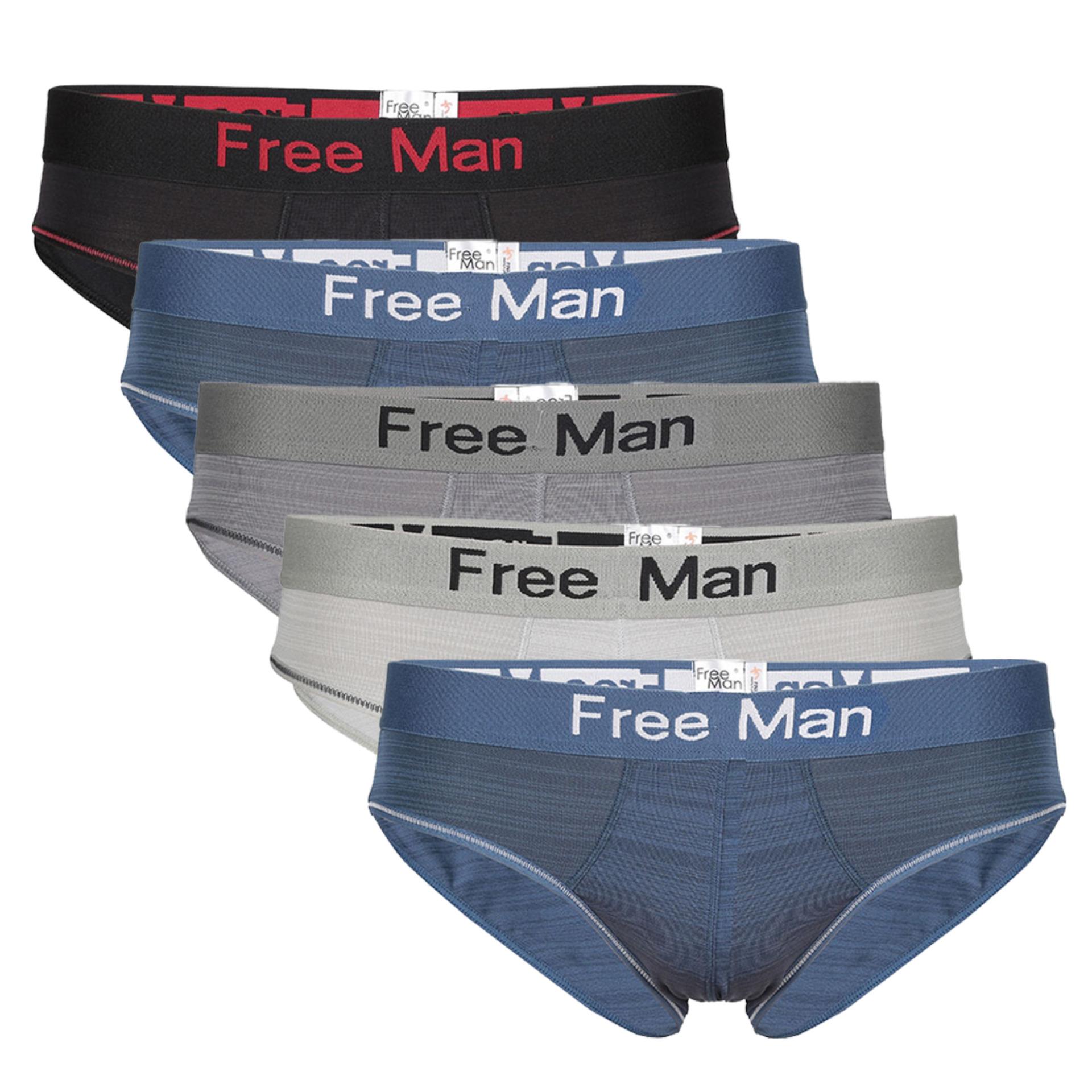 COMBO 5 QUẦN LÓT NAM FREEMAN 6018