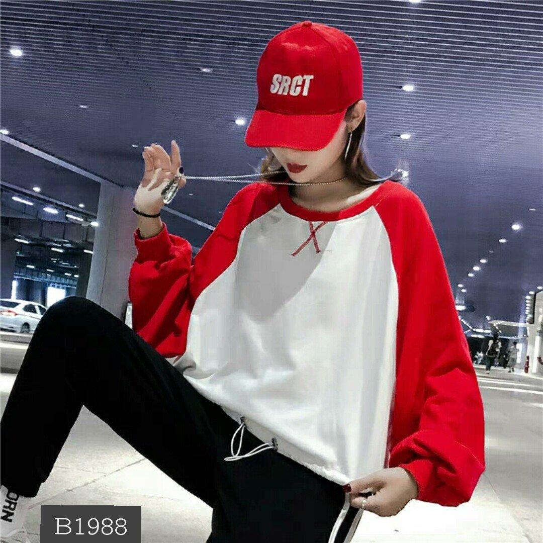 [HCM]Áo thun Croptop tay dài from rộng cực đẹp BEE02