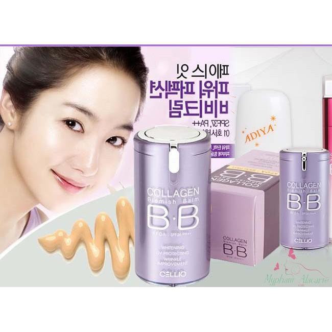 Kem trang điểm BB Collagen Cellio Hàn Quốc 40ml (Da tự nhiên)