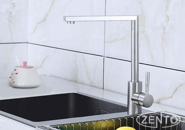 Vòi rửa bát nóng lạnh inox304 Zento SUS5585