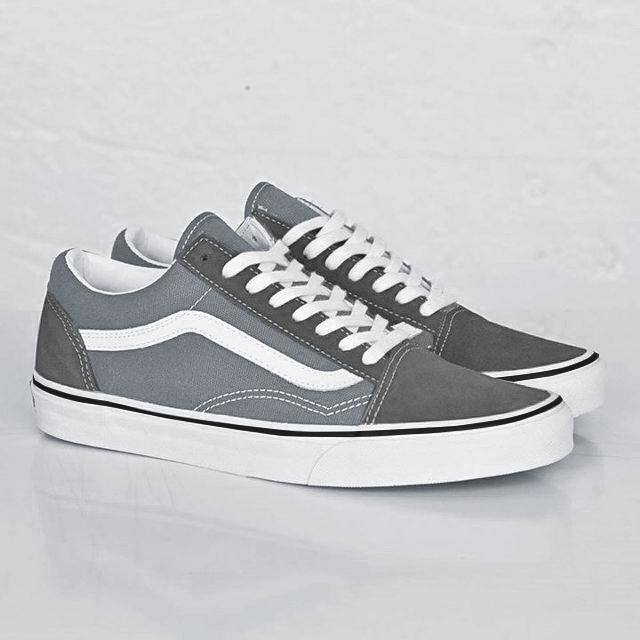 Giày vải nữ sneaker vns old xám