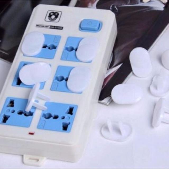 10 PCs set. 2pin power socket plug, safe little children plug. Th209