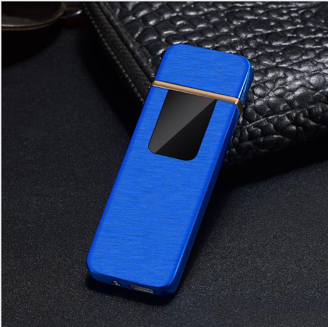 Smart Store Bật lửa hộp quẹt cảm ứng Touch Screen LED nạp sạc USB