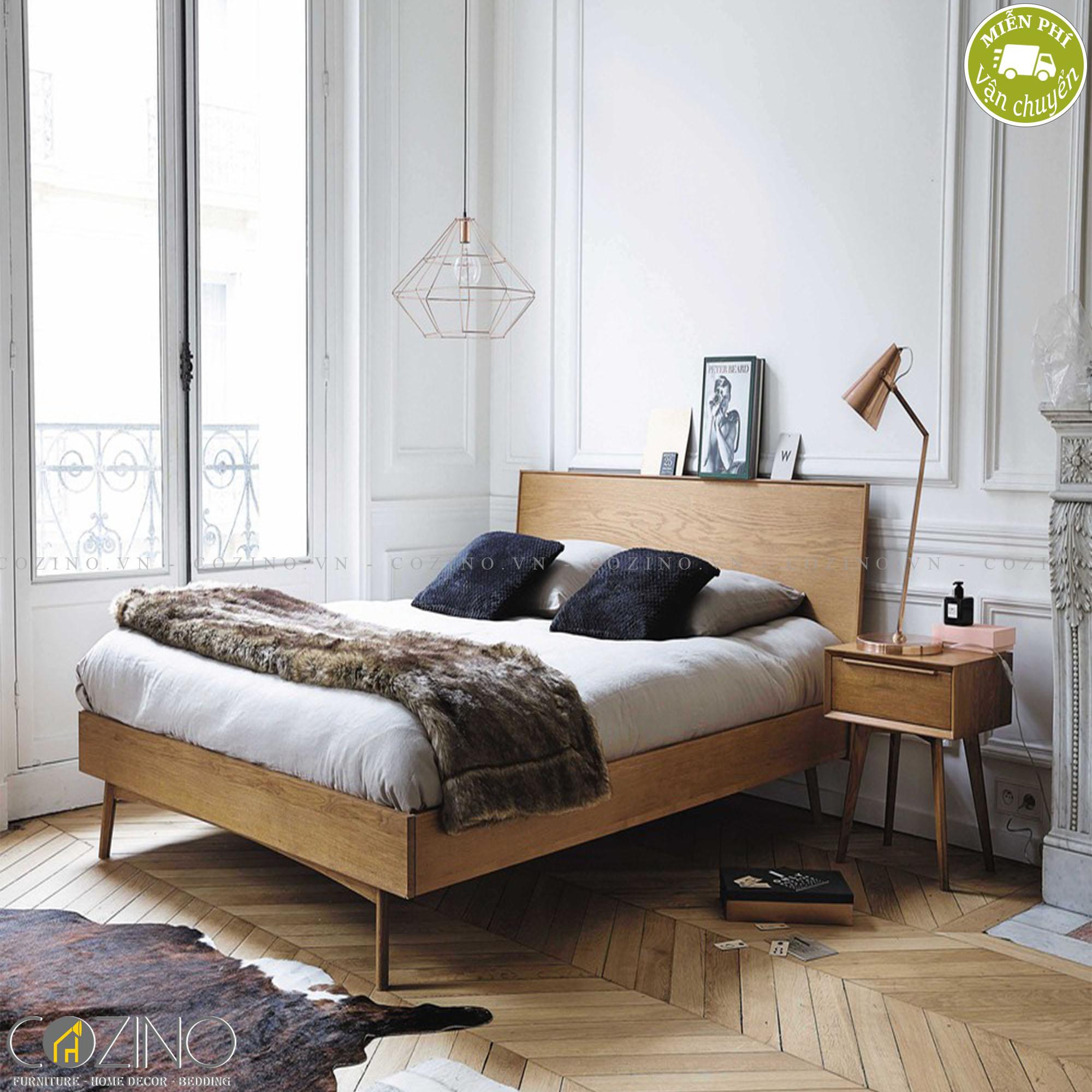 Tủ đầu giường Portobello gỗ tự nhiên