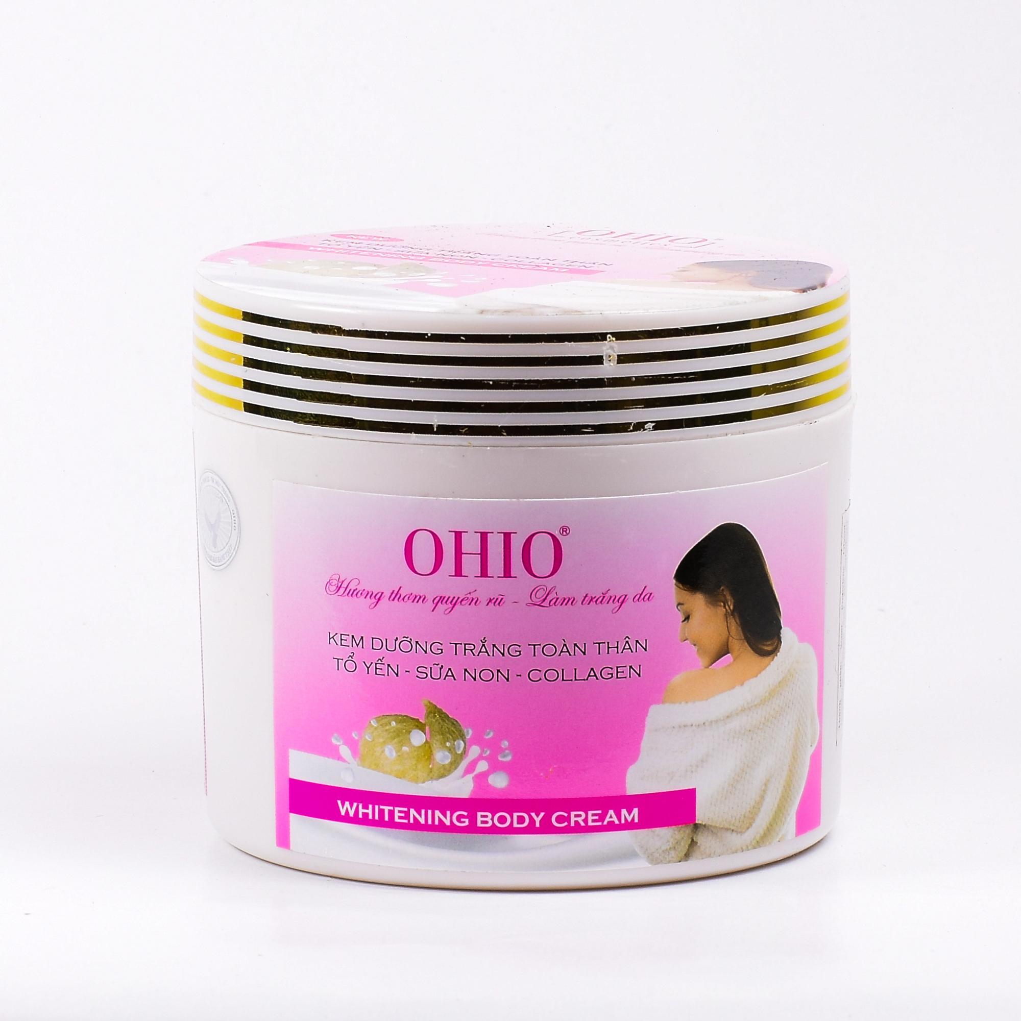 Kem dưỡng trắng da toàn thân Tổ yến - Sữa non - Collagen Ohio Ốc Sên New Day - Thanh Loan