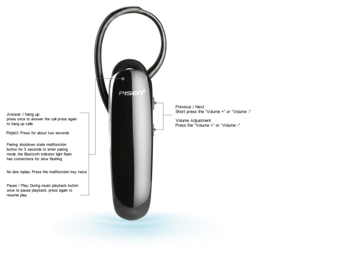 [HCM]Tai nghe bluetooth pisen vn002