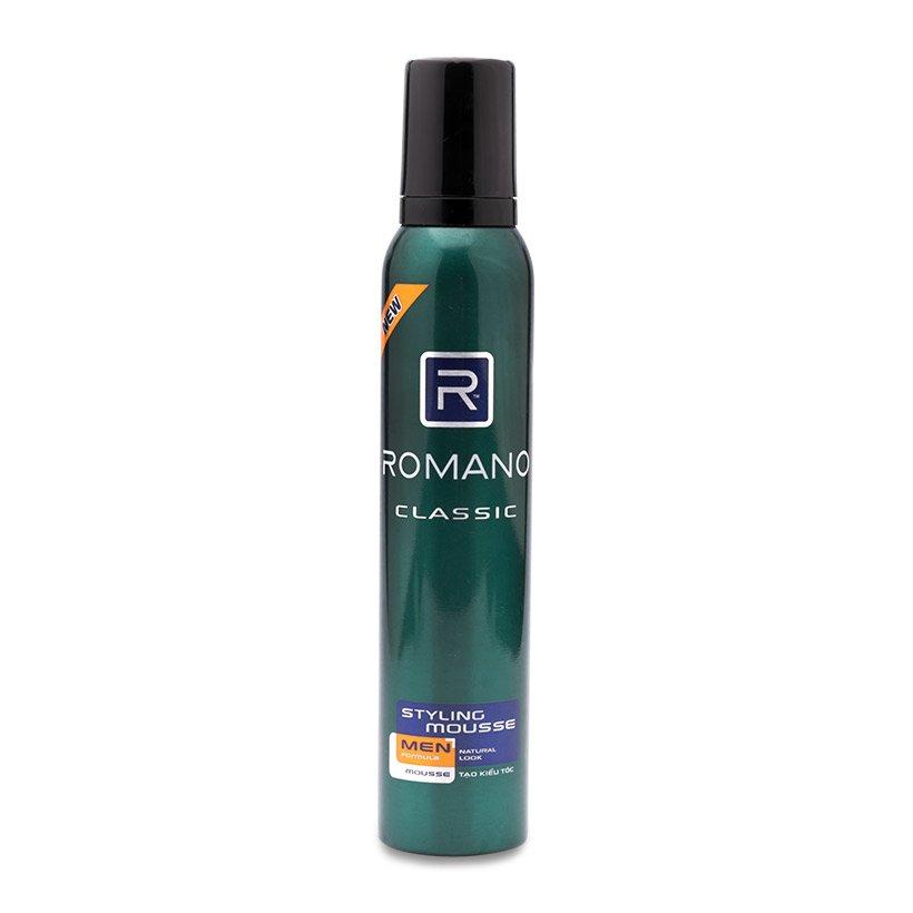[HCM]Romano - Mousse ( Bọt ) tạo kiều tóc hương nước Classic 175 g