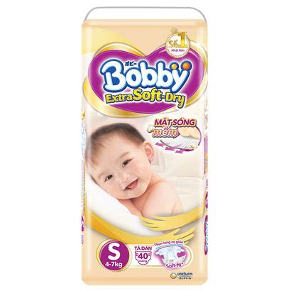 Tã dán Bobby Extra soft Dry S40/ M34