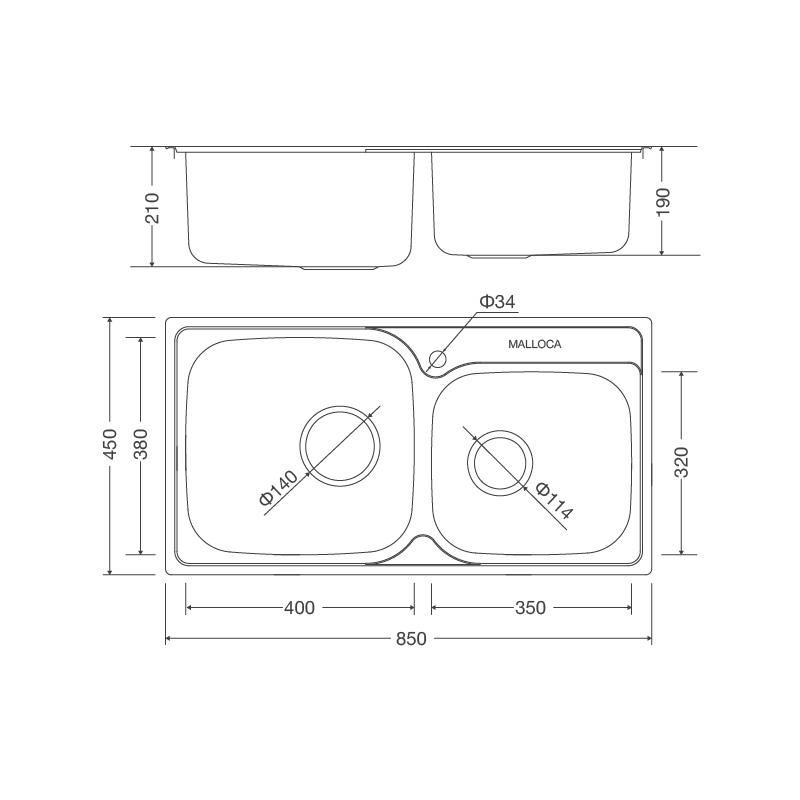 Chậu Rửa Chén MS 1011 NEW