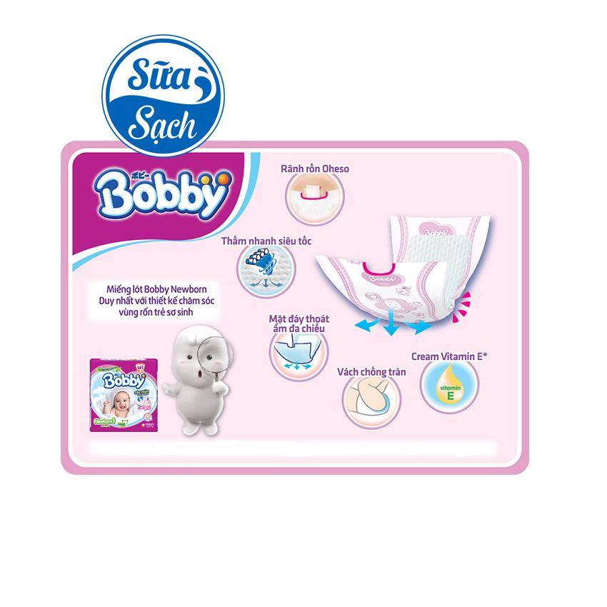 Miếng lót Bobby Newborn 1 88 miếng - Newborn 2 60 miếng