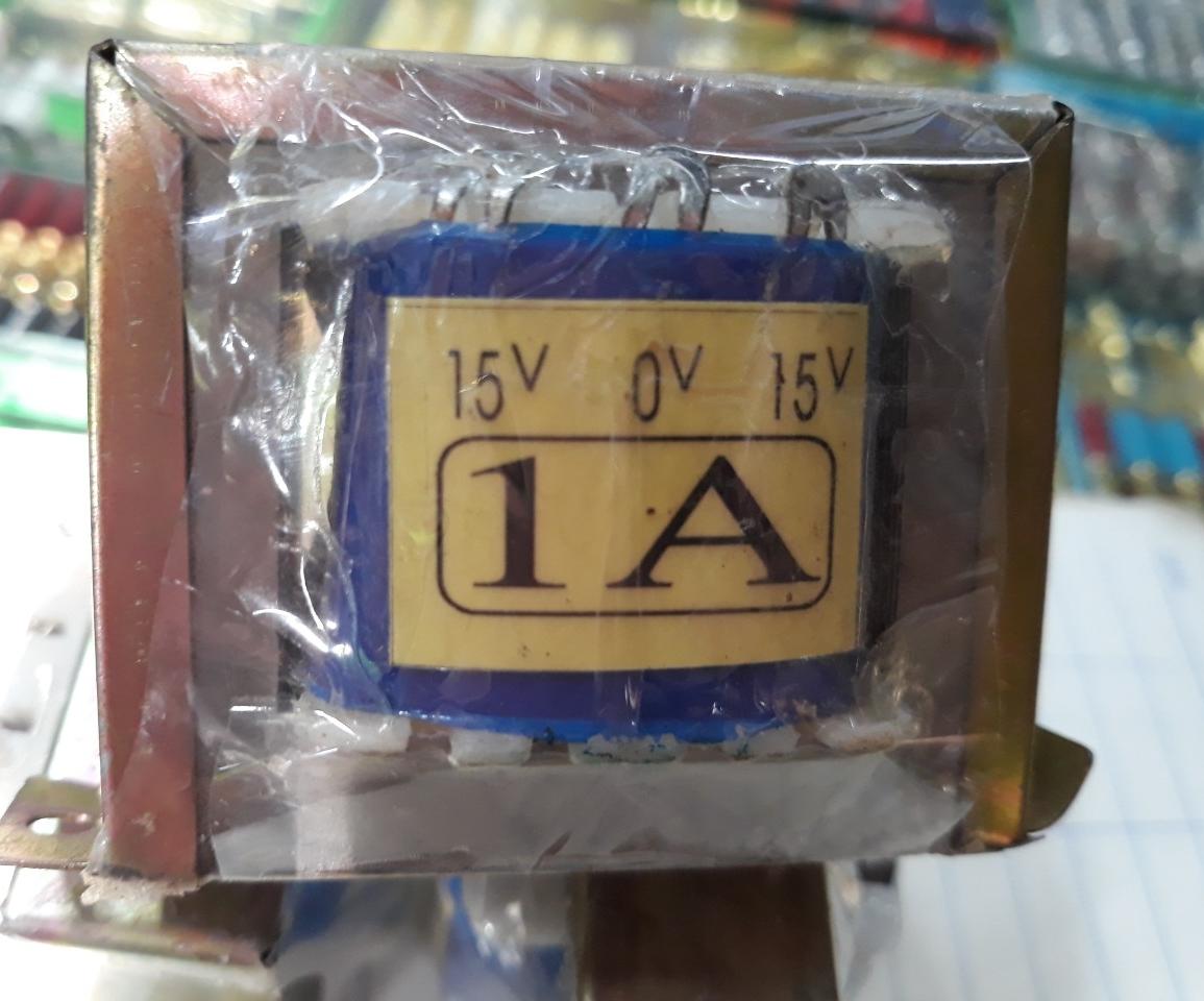 Biến áp 1a đối xứng 15 v