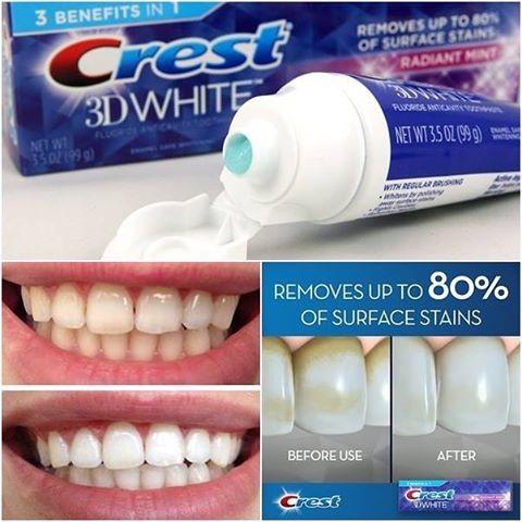 Kem đánh răng làm trắng hiệu quả Crest 3D White Arctic Fresh 170g
