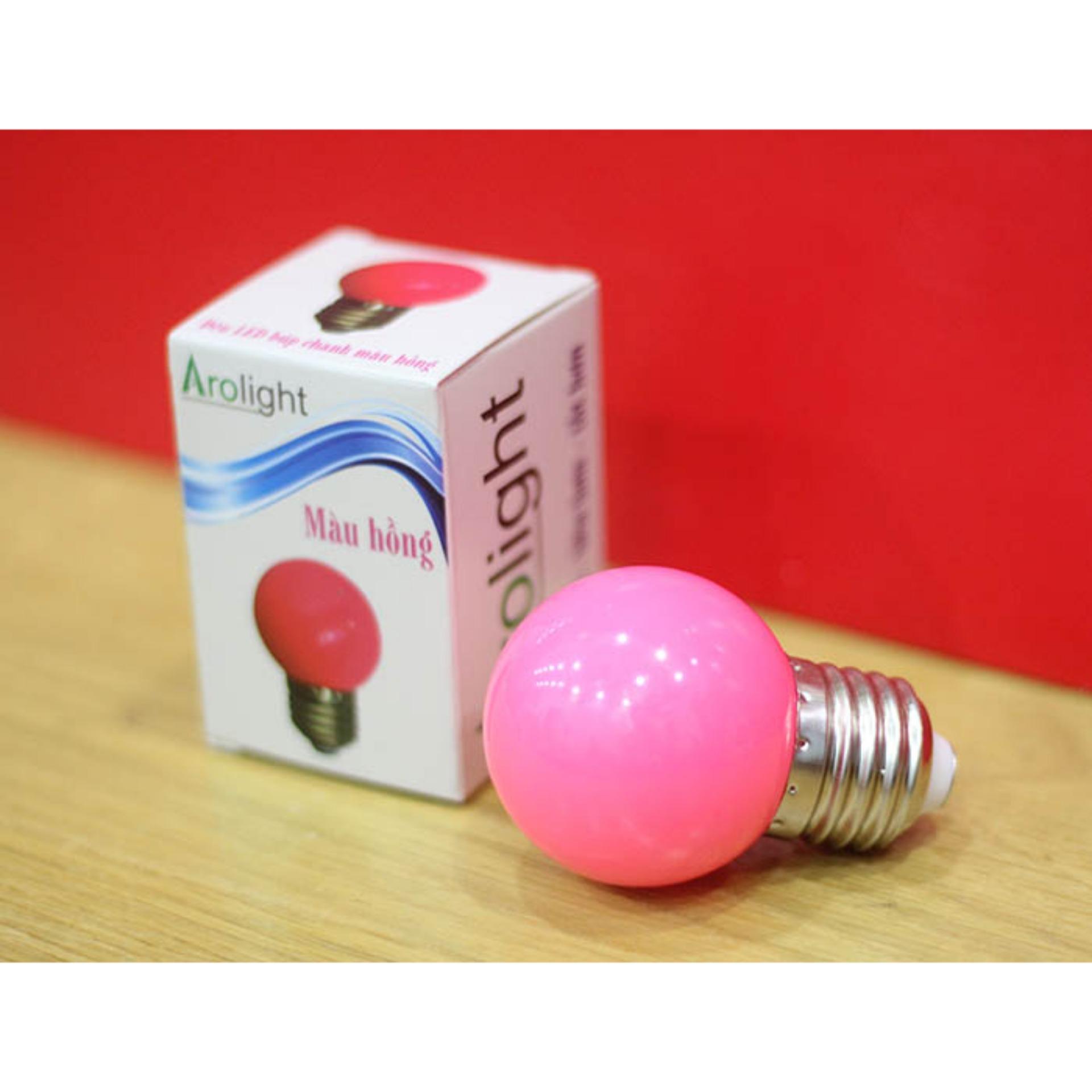 Combo đèn LED búp chanh 1,2W Arolight 7 bóng 7 màu khác nhau