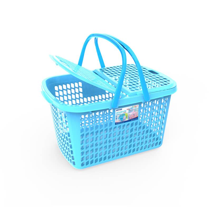 [HCM]Giỏ  nhựa đựng đồ  có nắp Duy Tân cỡ Lớn