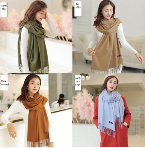 Khăn Len Cashmere Cao Cấp 200x70cm