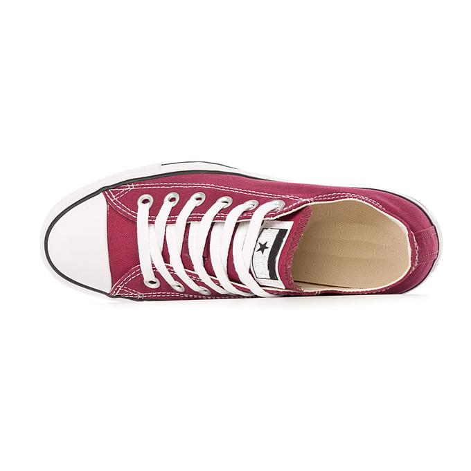 Giày Vải Nữ Sneaker CV Classic Cổ Thấp Đỏ Đô