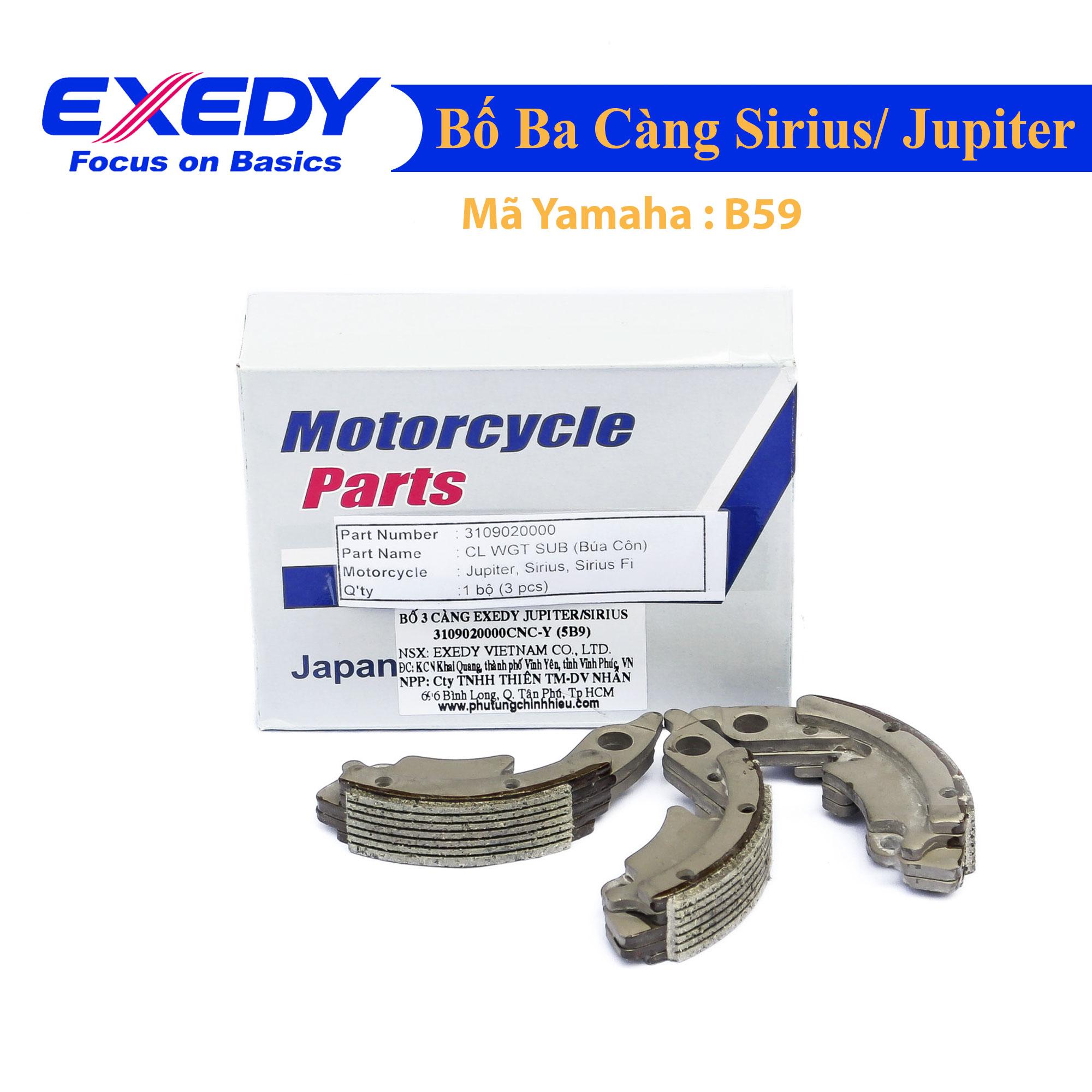 [HCM]Bố ba càng EXEDY YAMAHA Jupiter / Sirius ( B59 )