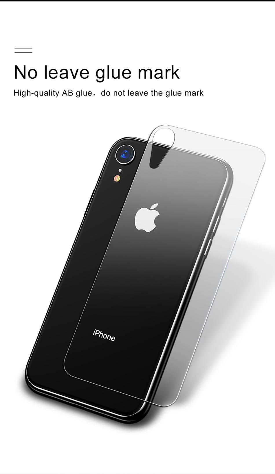 Miến dán kính cường lực mặt sau Baseus cho iPhone XR (6.1 inch)