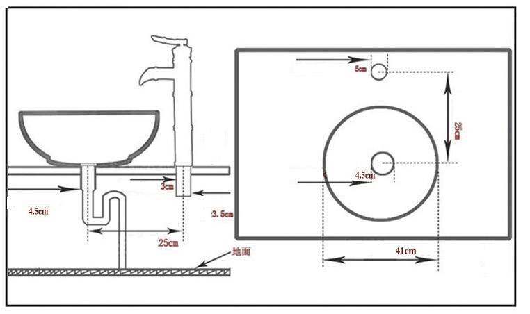 Chậu rửa lavabo gốm sứ nghệ thuật LAV0015 – Họa tiết hình lau sinh động