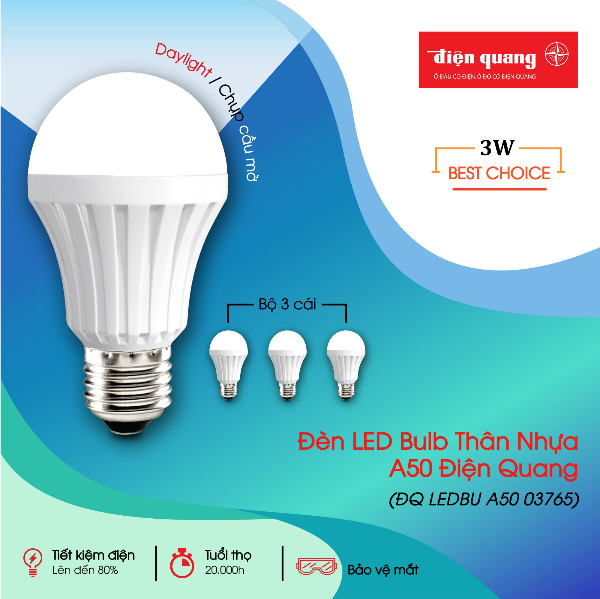 Đèn LED Điện Quang TN ĐQ LED BU A50 03765