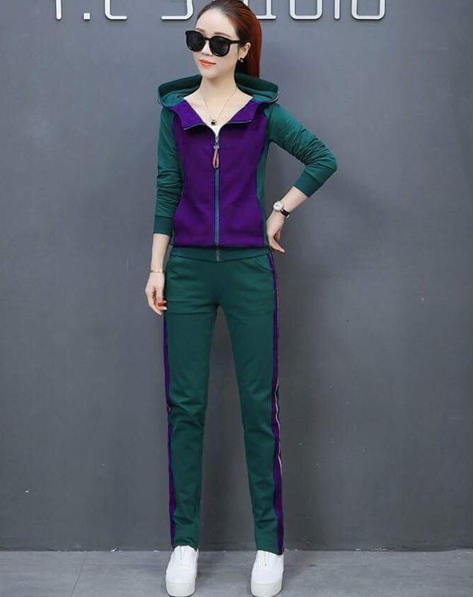 Sét bộ đồ thể thao phối màu cao cấp