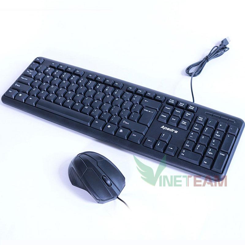 Bộ bàn phím chuột văn phòng APEDRA KM-520