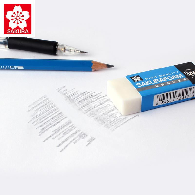 [HCM]BỘ 2 CỤC GÔM TẨY SAKURA FOAM 60 (43x17x10.3 MM)