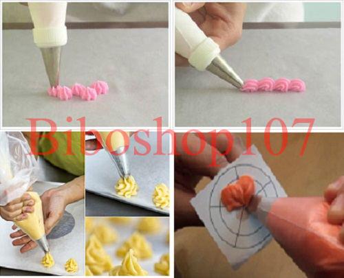 Túi bắt kem nilong an toàn cỡ trung (100 cái)