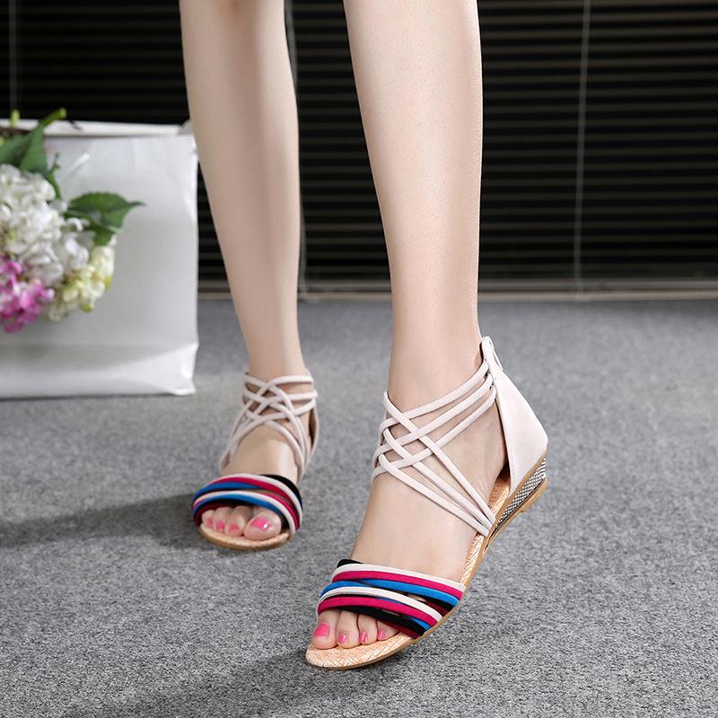 Giày nữ đế 3 phân quai chéo mã MG005