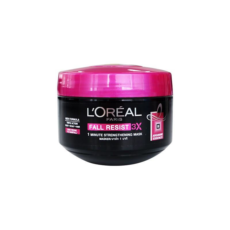 [HCM]LOREAL - KEM Ủ CHĂM SÓC TÓC GÃY RỤNG FALL RESIT 200ML