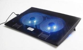 Đế tản nhiệt Laptop CoolingPad L6 được trang bị 2 quạt lớn có đèn LED thumbnail