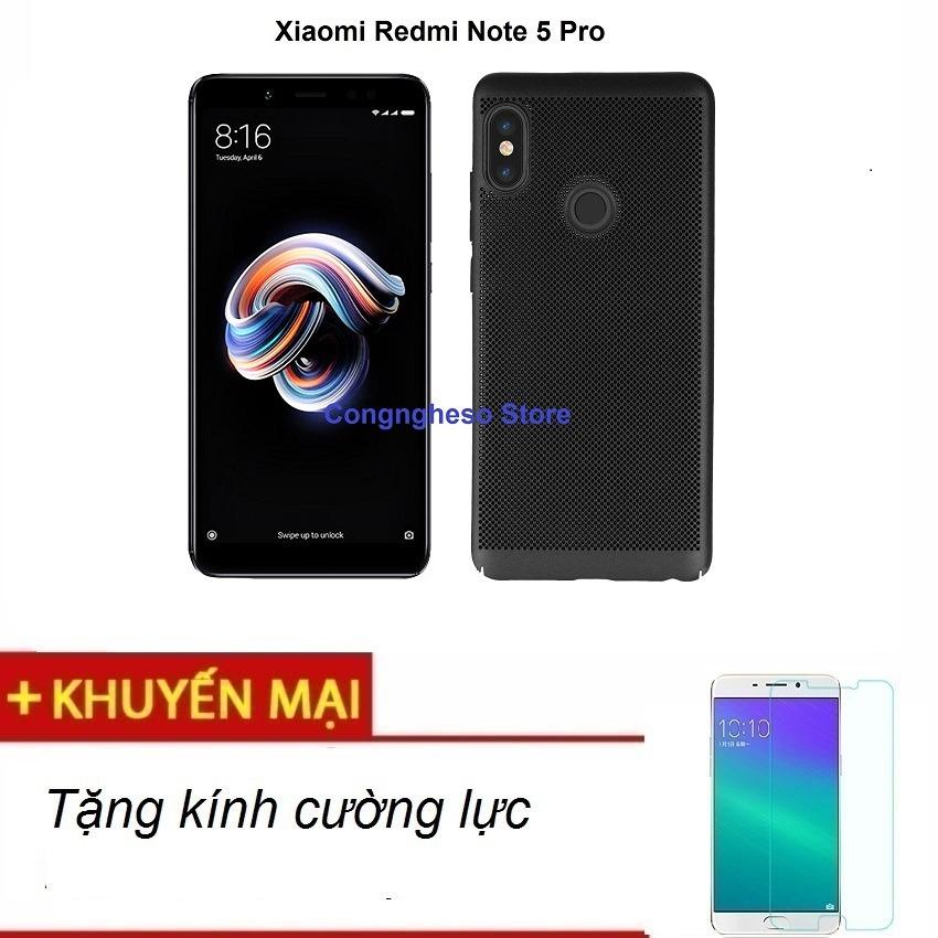 Ốp tản nhiệt cho Xiaomi Redmi Note 5 Pro, tặng kính cường lực