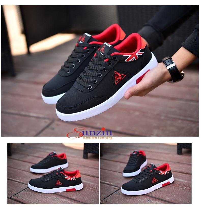 Giày nam SZ01 (đỏ đen) đủ size từ 39-44