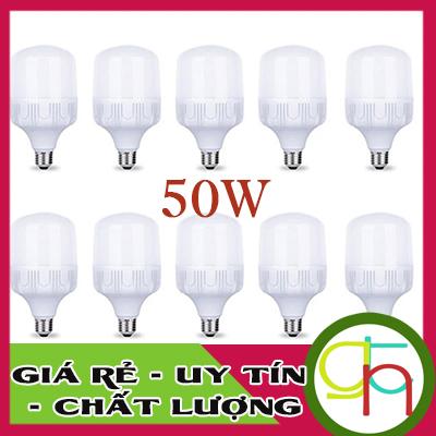 Bộ 10 bóng đèn 50w ánh sáng trắng siêu sáng siêu tiết kiệm điện