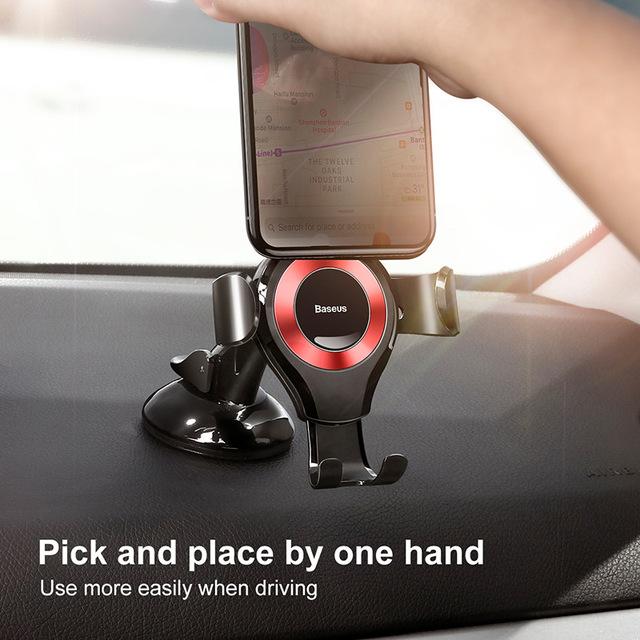 Giá đỡ ô tô hít chân không Baseus Osculum Type Gravity Car Mount