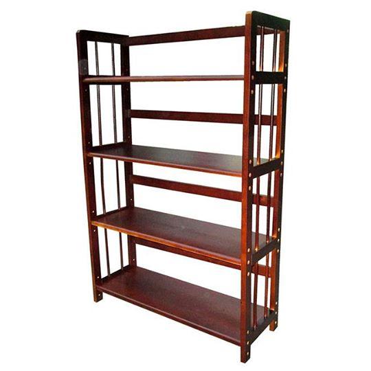 KỆ SÁCH 4 TẦNG NGANG 80CM  MÀU TỰ NHIÊN