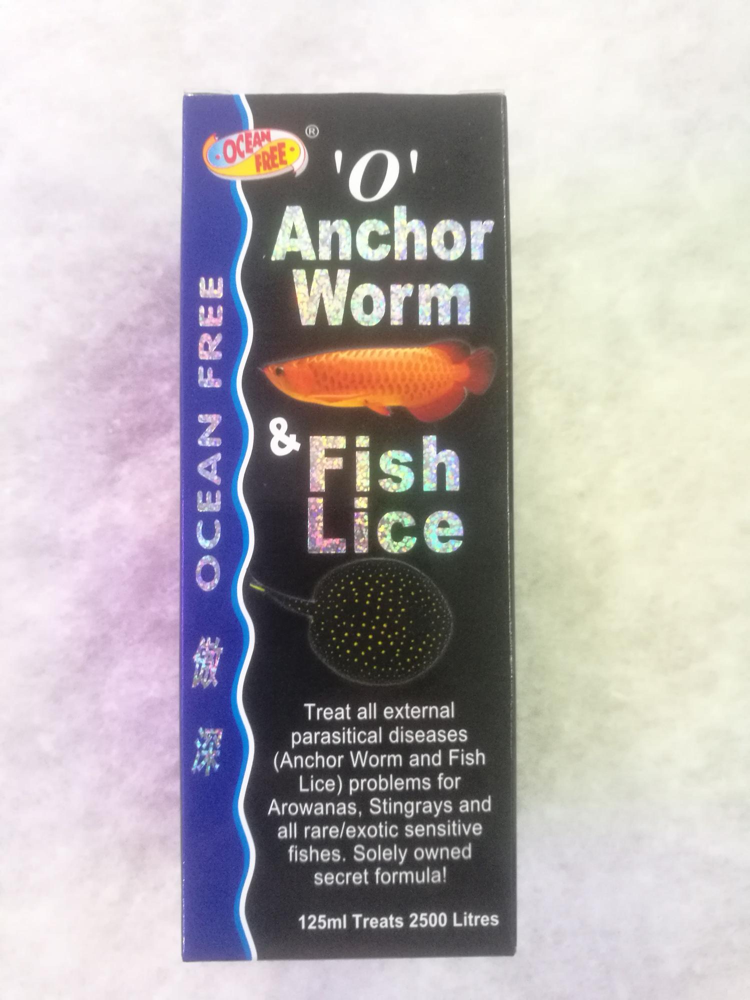 Trùng mỏ neo, rận nước, sán trên mang, ký sinh trùng Ocean Free diệt lăng quăng cho hồ cá