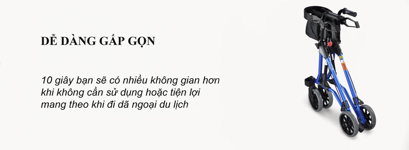Khung tập đi đa năng có giỏ xếp gọn OneX