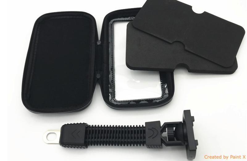 Giá đỡ điện thoại trên xe máy, chống nước Size M