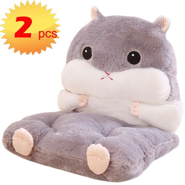 Đệm Gối Mặt Lưng Hamster có thể tháo rời(Xám) - Hàng Quốc Tế