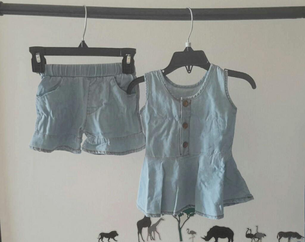 [HCM]Set bộ jean bé gái