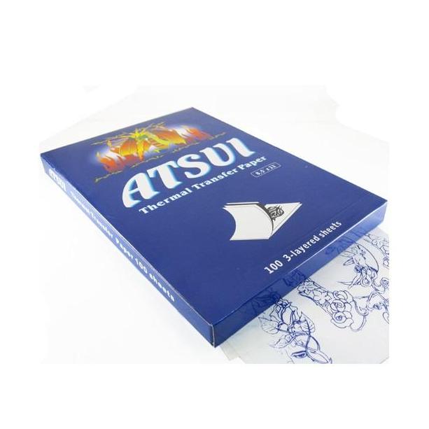 Giấy scan hình xăm ATSUI 3 tấm (20 bộ) (cho máy xăm, kim xăm, mực xăm)