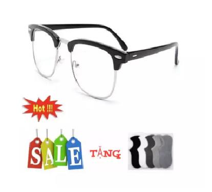[HCM]Kính Mát Giả Cận Nửa Gọng mẫu đep  ( trắng) + Tặng 1 đôi vớ nam-nữ