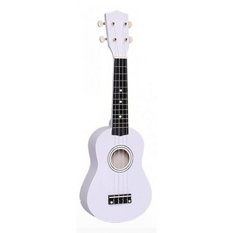 White Soprano Ukulele Wood Us-1000 - Limited Edition