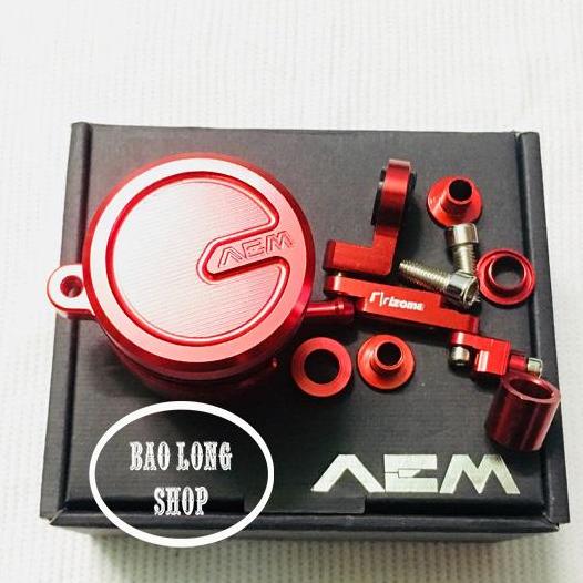 Bình Dầu AEM Titanium (màu Đỏ) + pass bình dầu rizoma